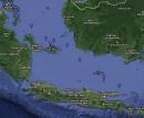 Route from Lombok to Noongsa, Batam: We had no winds along this route and motored the entire distance